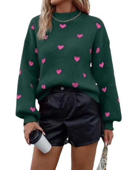 Pull Hiver Love, Pull chic ample femme